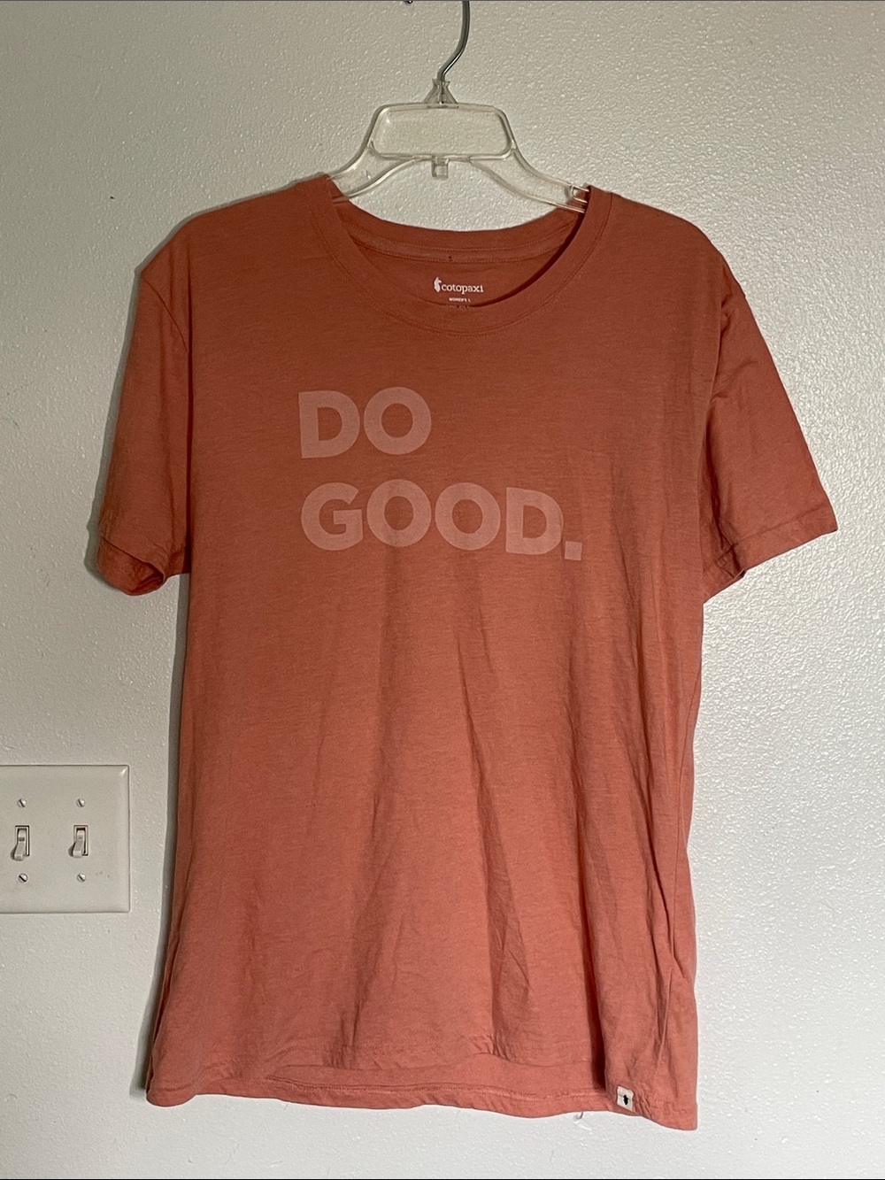 cotopaxi Rust Orange 'DO GOOD.' Short Sleeve Tee